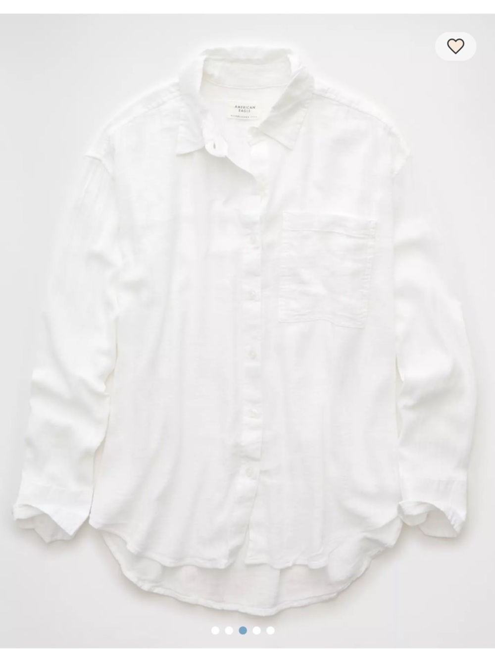 American Eagle White Button Down